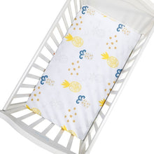 Load image into Gallery viewer, Newborn Baby Crib Fitted Sheet Baby Bed Mattress Cover Soft Breathable Cartoon Print Newborn Bedding For Cot Size 130*70cm