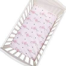 Load image into Gallery viewer, Newborn Baby Crib Fitted Sheet Baby Bed Mattress Cover Soft Breathable Cartoon Print Newborn Bedding For Cot Size 130*70cm