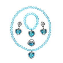 Load image into Gallery viewer, Elsa Princess Accessories Gloves Wand Crown Jewelry Set Elsa Wig Braid for Princess Dress Clothing Cosplay Dress UP