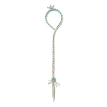 Load image into Gallery viewer, Elsa Princess Accessories Gloves Wand Crown Jewelry Set Elsa Wig Braid for Princess Dress Clothing Cosplay Dress UP