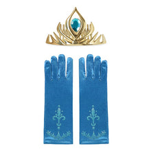 Load image into Gallery viewer, Elsa Princess Accessories Gloves Wand Crown Jewelry Set Elsa Wig Braid for Princess Dress Clothing Cosplay Dress UP