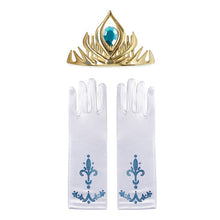 Load image into Gallery viewer, Elsa Princess Accessories Gloves Wand Crown Jewelry Set Elsa Wig Braid for Princess Dress Clothing Cosplay Dress UP