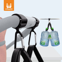 Load image into Gallery viewer, Baby Stroller Hook Baby Hanger Multi Purpose Carabiner Metal Buckle Buggy Diaper Bag Hooks for Stroller Cart Hook Bag Accessory