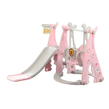 Load image into Gallery viewer, Slides Children's Indoor Home Baby Slide Swing Chair Infant Large Amusement Park Combination Toy 3 in 1 Play Toys Baby Slide