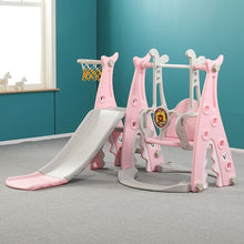 Load image into Gallery viewer, Slides Children's Indoor Home Baby Slide Swing Chair Infant Large Amusement Park Combination Toy 3 in 1 Play Toys Baby Slide