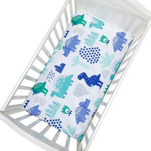 Load image into Gallery viewer, Newborn Baby Crib Fitted Sheet Baby Bed Mattress Cover Soft Breathable Cartoon Print Newborn Bedding For Cot Size 130*70cm
