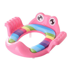 Load image into Gallery viewer, 2 Colors Folding Baby Potty Infant Kids Toilet Training Seat with Adjustable Ladder Portable Urinal Potty Training Seat Children
