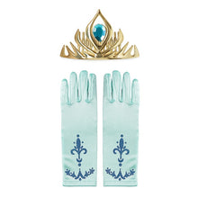 Load image into Gallery viewer, Elsa Princess Accessories Gloves Wand Crown Jewelry Set Elsa Wig Braid for Princess Dress Clothing Cosplay Dress UP

