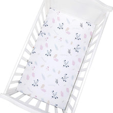 Load image into Gallery viewer, Newborn Baby Crib Fitted Sheet Baby Bed Mattress Cover Soft Breathable Cartoon Print Newborn Bedding For Cot Size 130*70cm
