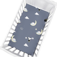 Load image into Gallery viewer, Newborn Baby Crib Fitted Sheet Baby Bed Mattress Cover Soft Breathable Cartoon Print Newborn Bedding For Cot Size 130*70cm
